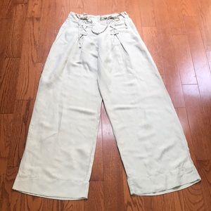 Gap High rise wide leg pants Size 0